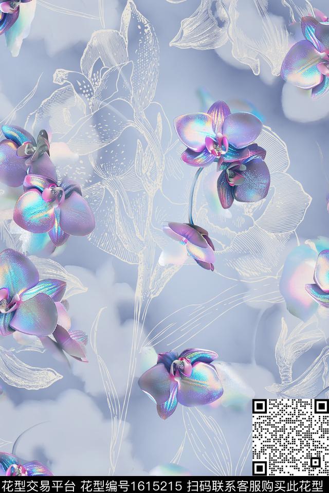 印花花型下载（图片编号: 1615215） - 瓦栏（Walan）