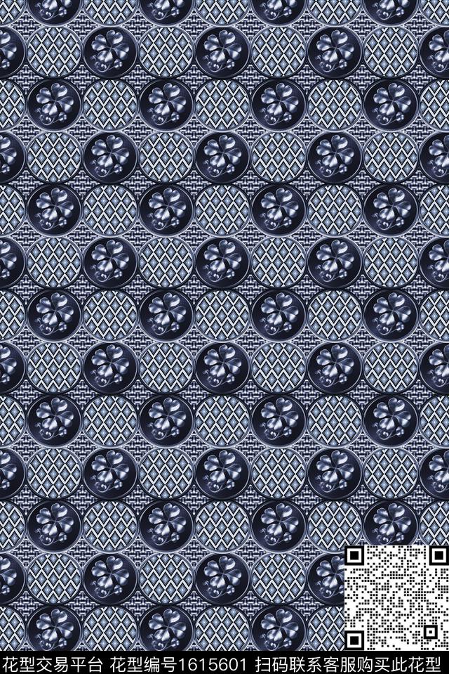 印花花型下载（图片编号: 1615601） - 瓦栏（Walan）