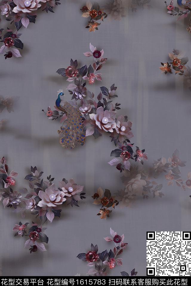 印花花型下载（图片编号: 1615783） - 瓦栏（Walan）