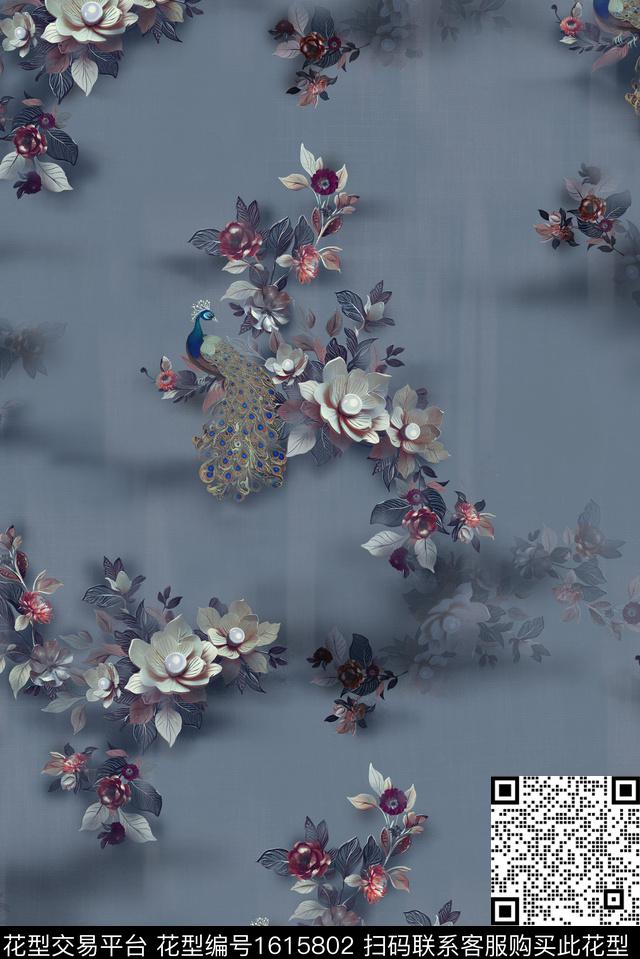 印花花型下载（图片编号: 1615802） - 瓦栏（Walan）
