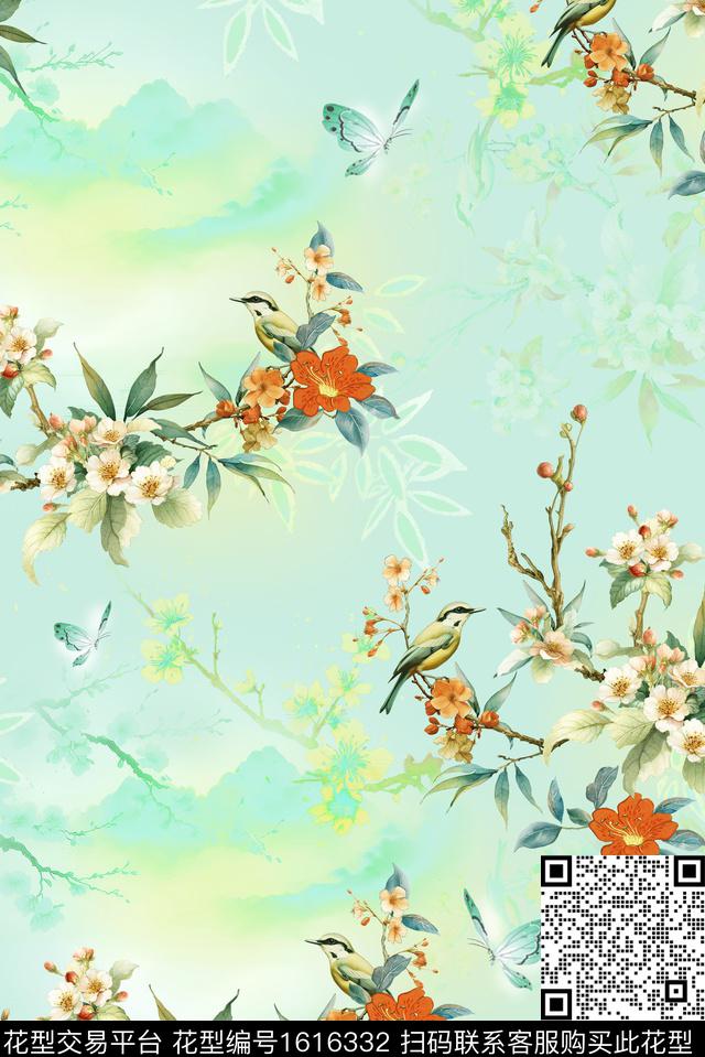 印花花型下载（图片编号: 1616332） - 瓦栏（Walan）