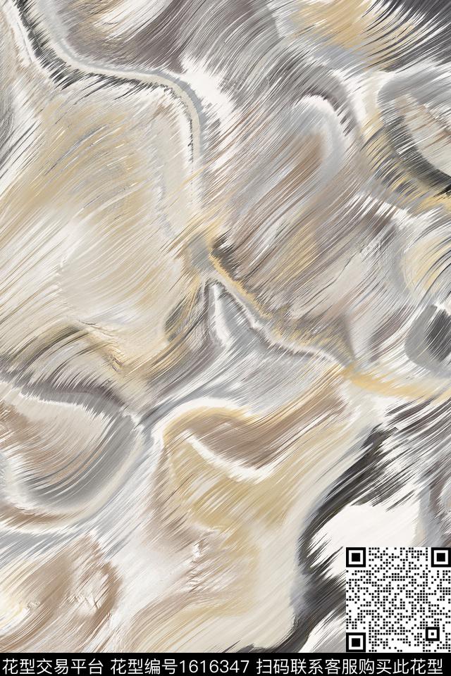 晕染肌理抽象数码印花花型下载（图片编号: 1616347） - 瓦栏（Walan）