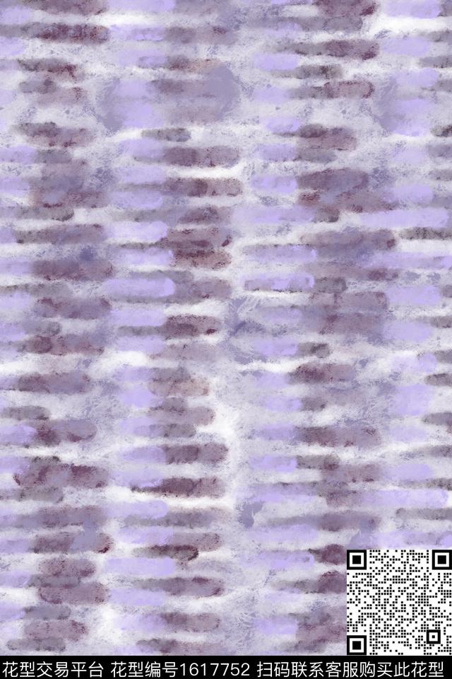 肌理水彩笔触数码印花花型下载（图片编号: 1617752） - 瓦栏（Walan）