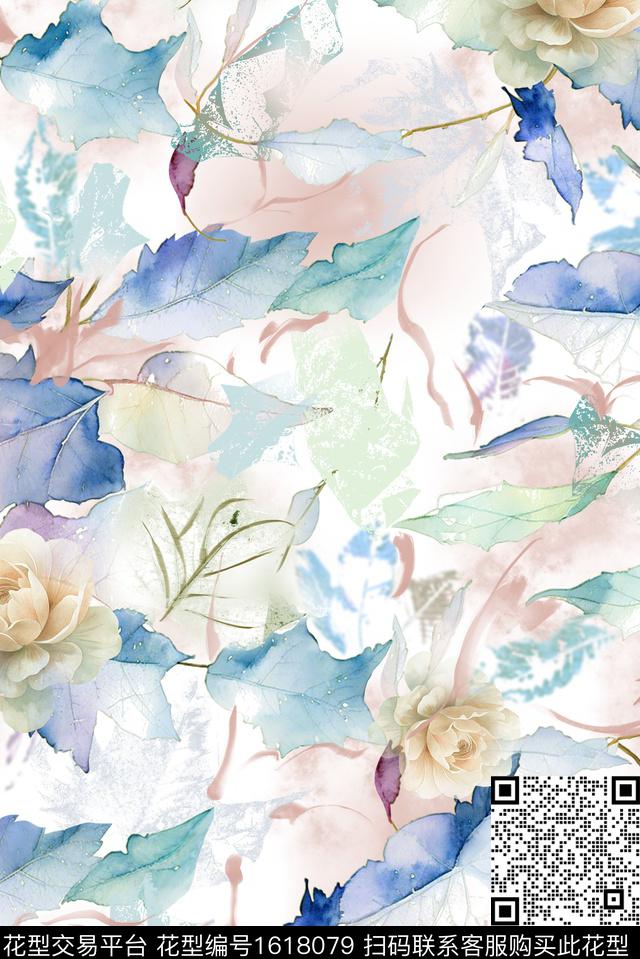 印花花型下载（图片编号: 1618079） - 瓦栏（Walan）