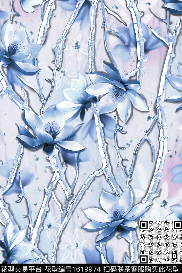 印花花型下载（图片编号: 1619974） - 瓦栏（Walan）