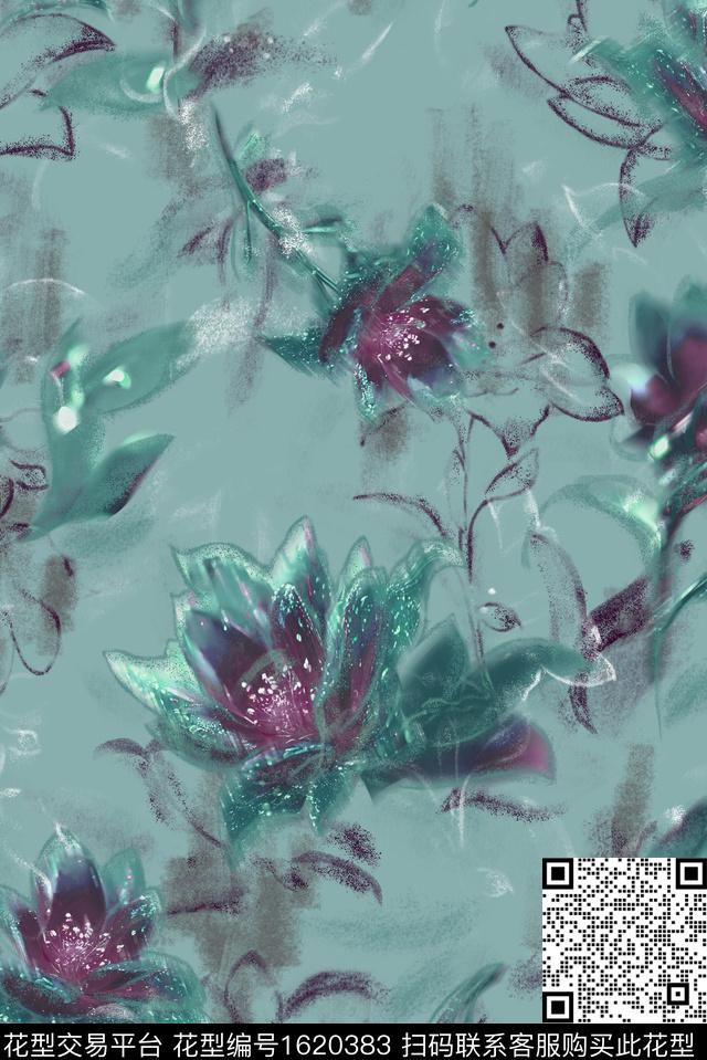 印花花型下载（图片编号: 1620383） - 瓦栏（Walan）