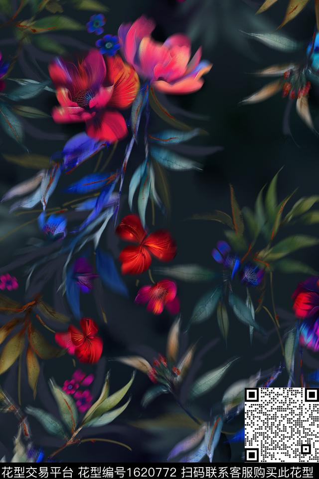 印花花型下载（图片编号: 1620772） - 瓦栏（Walan）
