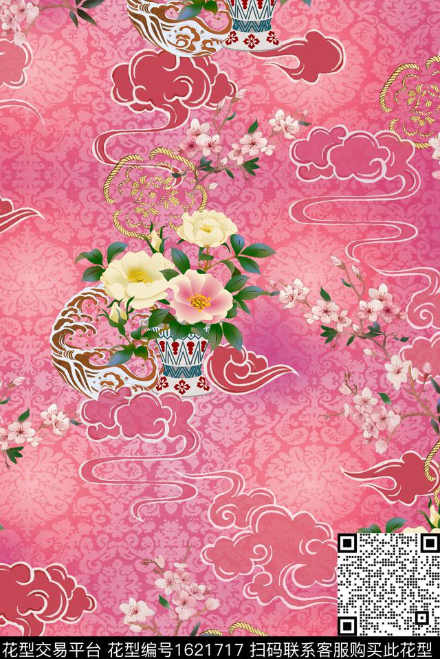 印花花型下载（图片编号: 1621717） - 瓦栏（Walan）