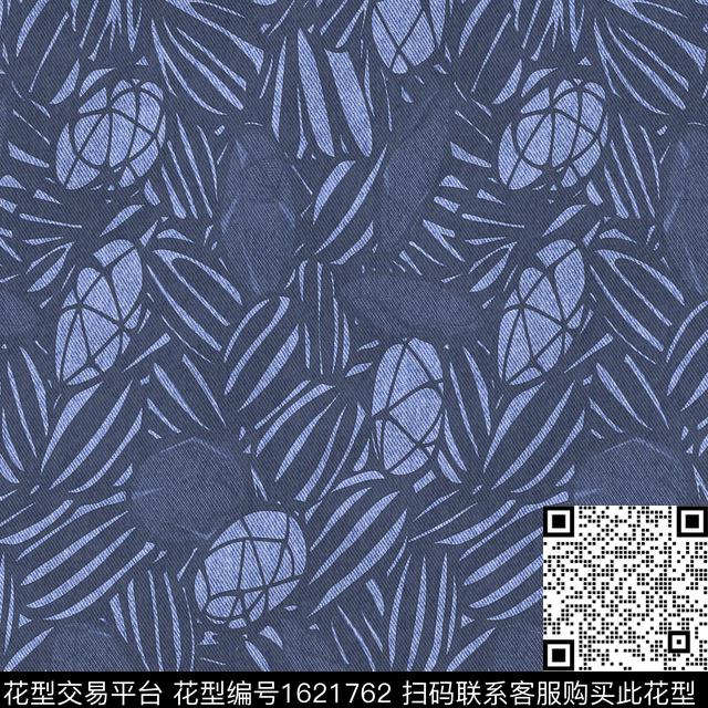 布纹几何牛仔纹理数码印花花型下载（图片编号: 1621762） - 瓦栏（Walan）