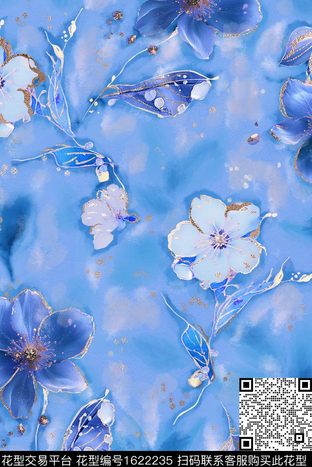 印花花型下载（图片编号: 1622235） - 瓦栏（Walan）