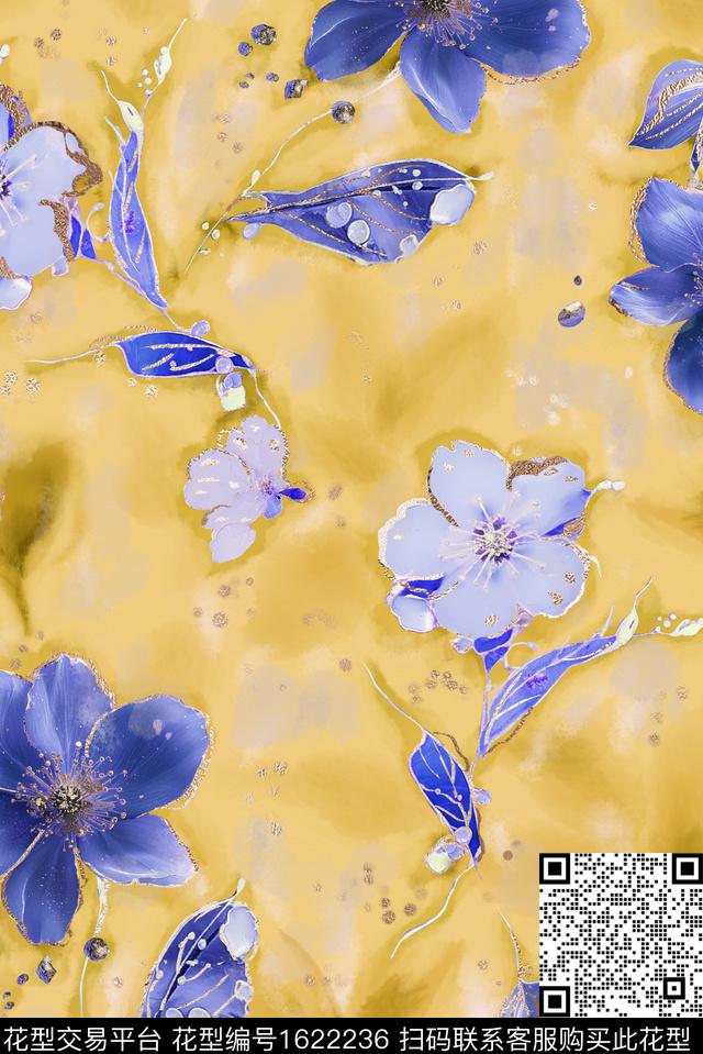 印花花型下载（图片编号: 1622236） - 瓦栏（Walan）