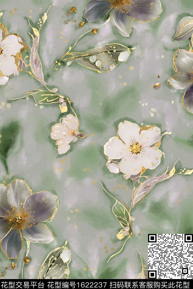 印花花型下载（图片编号: 1622237） - 瓦栏（Walan）