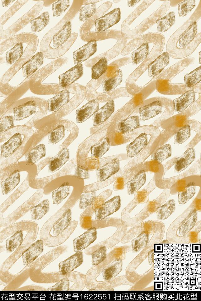 肌理水彩笔触数码印花花型下载（图片编号: 1622551） - 瓦栏（Walan）