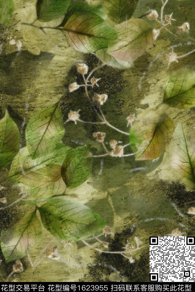印花花型下载（图片编号: 1623955） - 瓦栏（Walan）