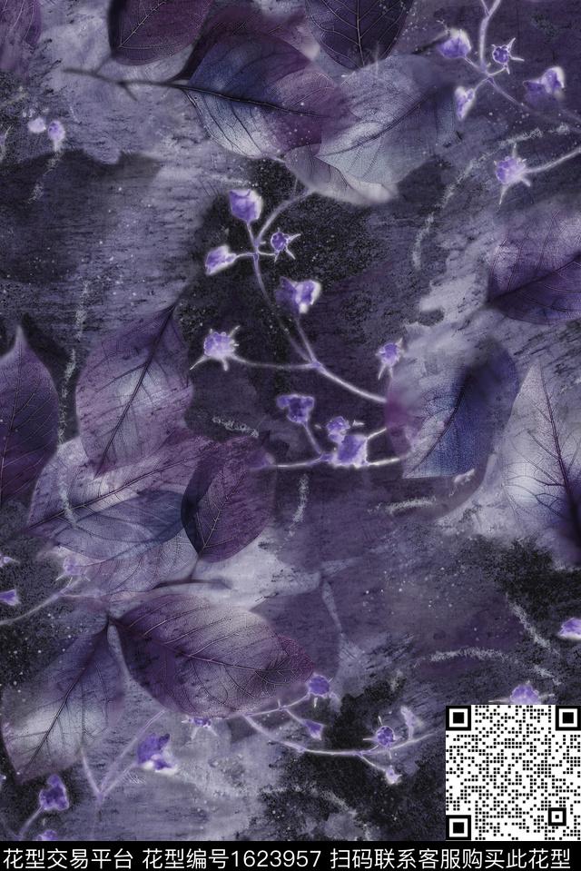 印花花型下载（图片编号: 1623957） - 瓦栏（Walan）