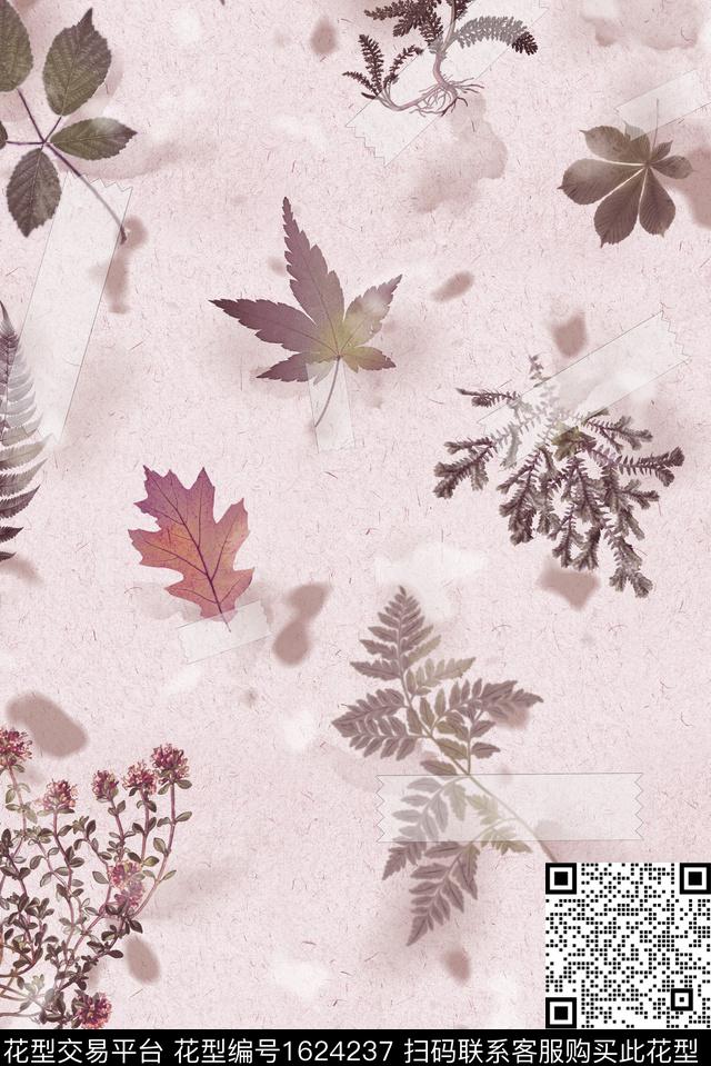 印花花型下载（图片编号: 1624237） - 瓦栏（Walan）