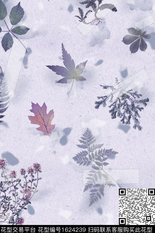 印花花型下载（图片编号: 1624239） - 瓦栏（Walan）