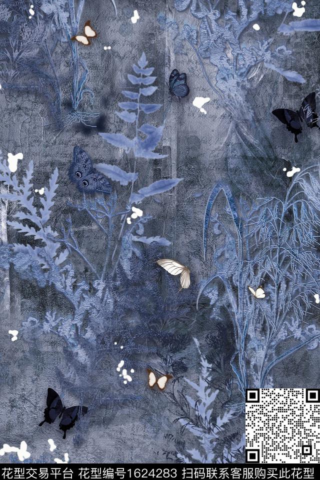 印花花型下载（图片编号: 1624283） - 瓦栏（Walan）