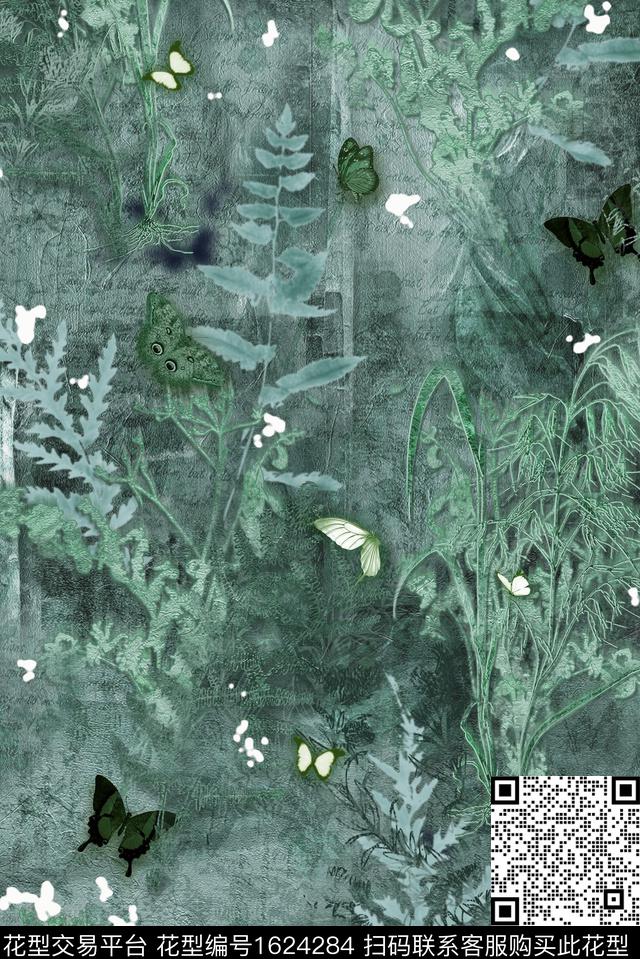 印花花型下载（图片编号: 1624284） - 瓦栏（Walan）