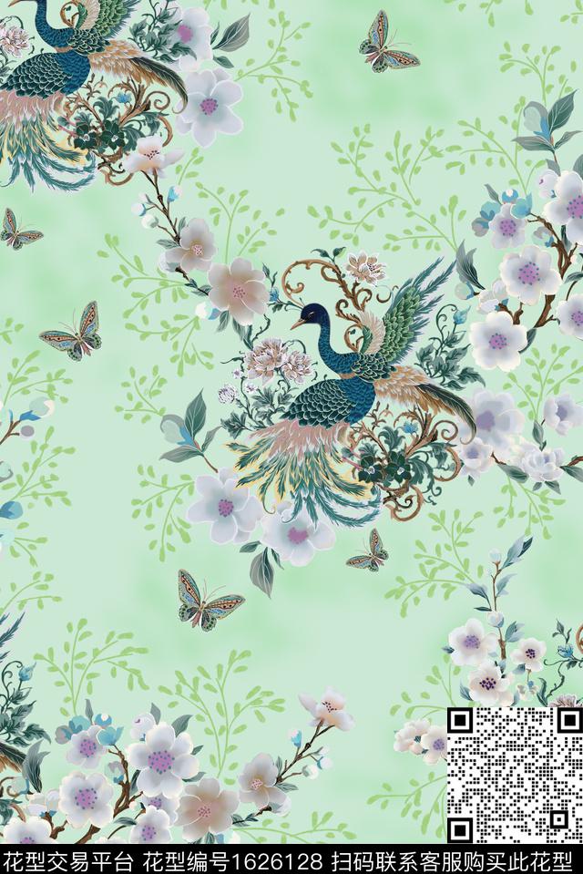 印花花型下载（图片编号: 1626128） - 瓦栏（Walan）