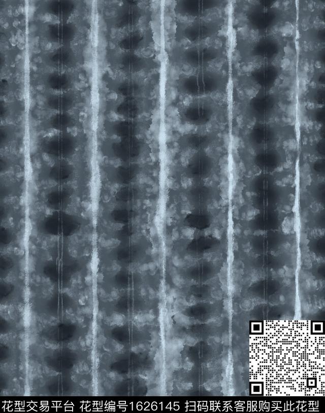 晕染肌理抽象扎染花型数码印花花型下载（图片编号: 1626145） - 瓦栏（Walan）