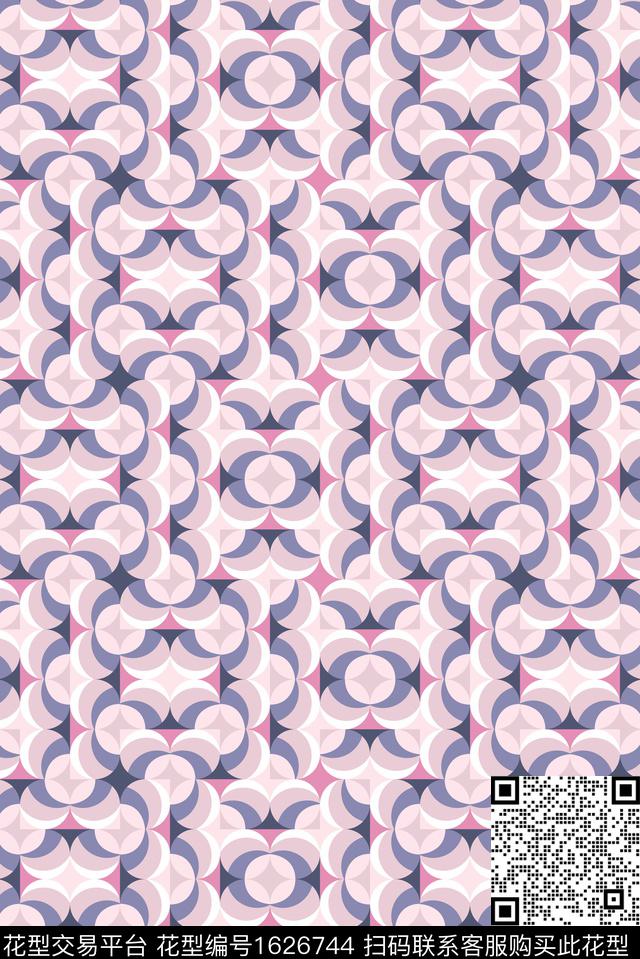 纹理休闲渐变数码印花花型下载（图片编号: 1626744） - 瓦栏（Walan）