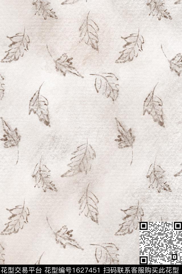 小清新侘寂肌理数码印花花型下载（图片编号: 1627451） - 瓦栏（Walan）