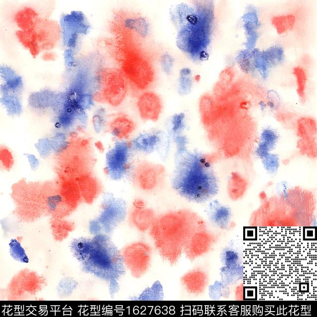 纹理手绘方巾数码印花花型下载（图片编号: 1627638） - 瓦栏（Walan）