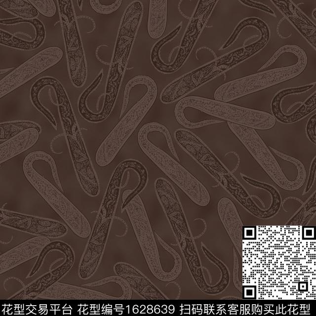 古典花纹民族风复古数码印花花型下载（图片编号: 1628639） - 瓦栏（Walan）