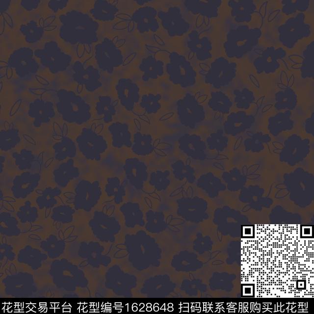 花卉中老年小碎花数码印花花型下载（图片编号: 1628648） - 瓦栏（Walan）