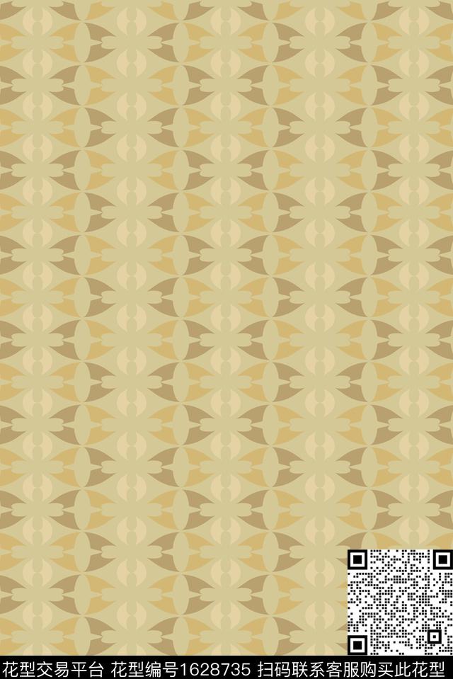 年轻女装真丝时尚数码印花花型下载（图片编号: 1628735） - 瓦栏（Walan）