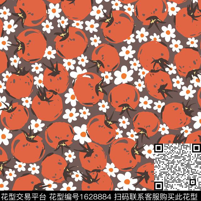 花卉小碎花中老年数码印花花型下载（图片编号: 1628884） - 瓦栏（Walan）