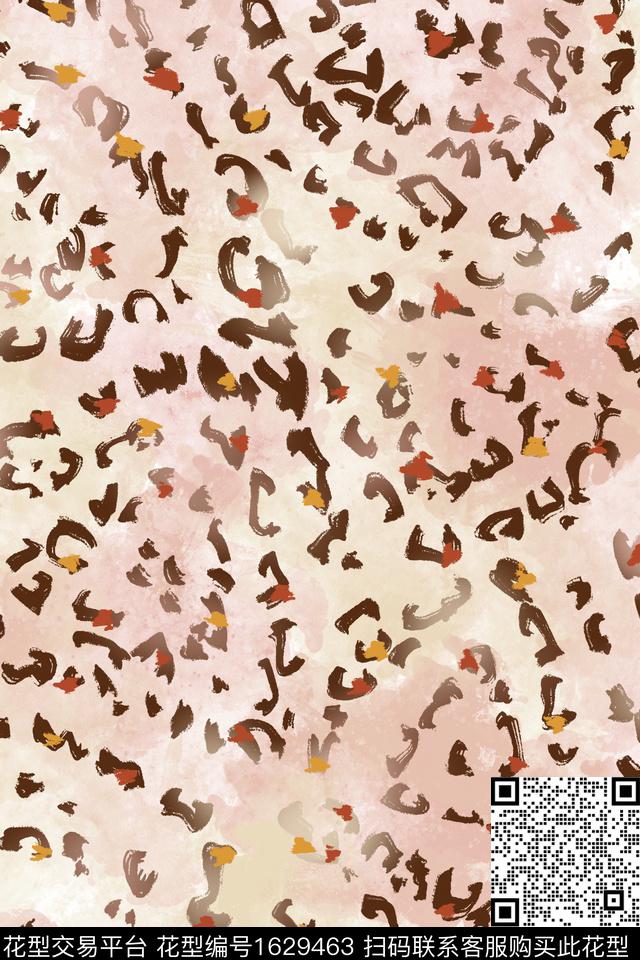 肌理笔触渐变数码印花花型下载（图片编号: 1629463） - 瓦栏（Walan）