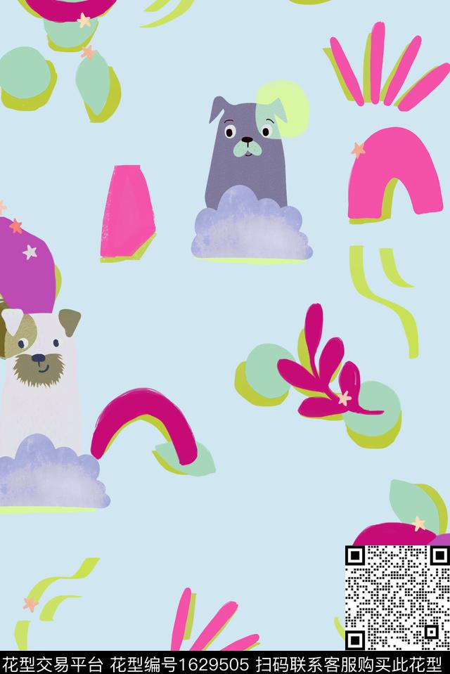 印花花型下载（图片编号: 1629505） - 瓦栏（Walan）