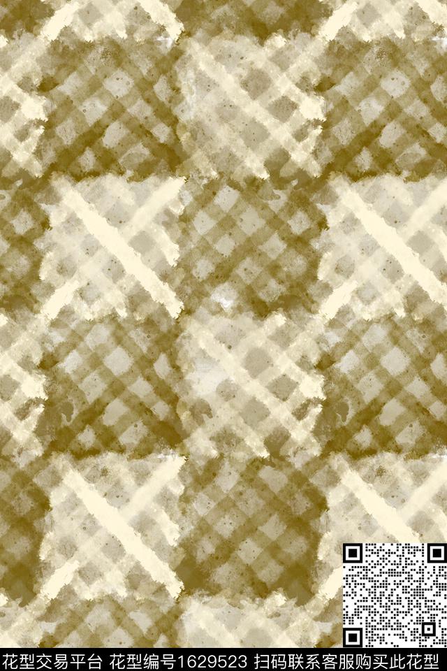 肌理水彩笔触数码印花花型下载（图片编号: 1629523） - 瓦栏（Walan）