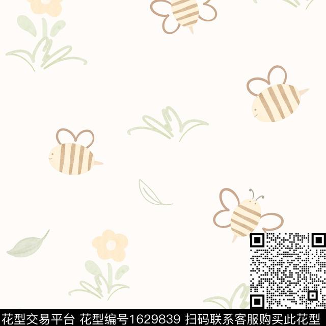 卡通动物小清新可爱传统印花花型下载（图片编号: 1629839） - 瓦栏（Walan）