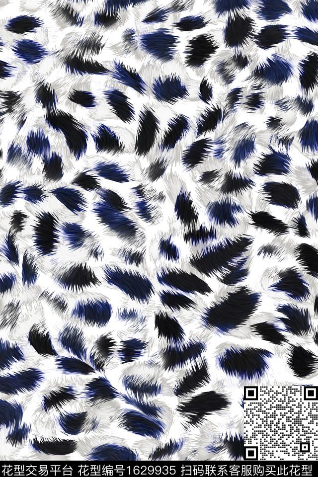 豹纹动物纹点纹数码印花花型下载（图片编号: 1629935） - 瓦栏（Walan）