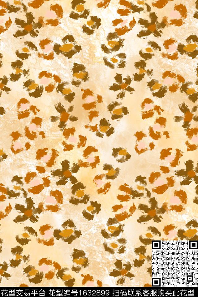 动物纹花卉小碎花数码印花花型下载（图片编号: 1632899） - 瓦栏（Walan）