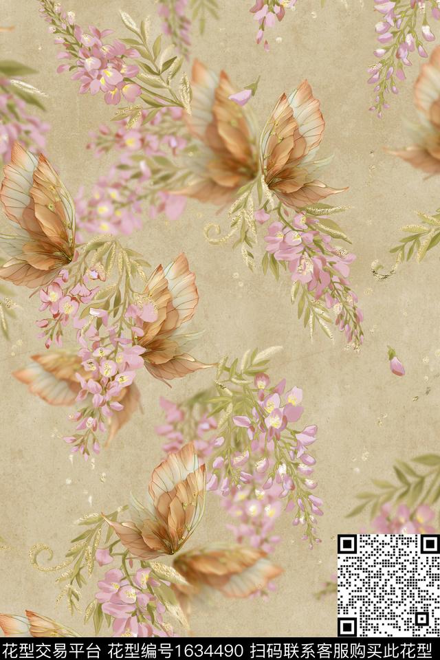 印花花型下载（图片编号: 1634490） - 瓦栏（Walan）