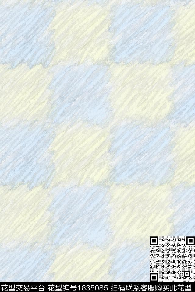 小清新肌理格子数码印花花型下载（图片编号: 1635085） - 瓦栏（Walan）