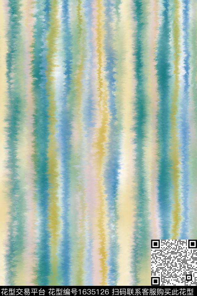 小清新肌理水彩数码印花花型下载（图片编号: 1635126） - 瓦栏（Walan）