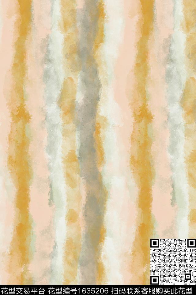 民族风肌理水彩数码印花花型下载（图片编号: 1635206） - 瓦栏（Walan）