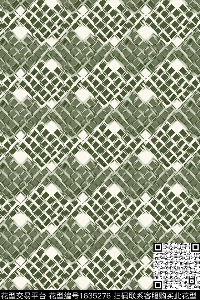 肌理笔触复古数码印花花型下载（图片编号: 1635276） - 瓦栏（Walan）