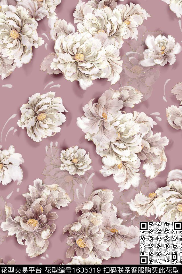 印花花型下载（图片编号: 1635319） - 瓦栏（Walan）