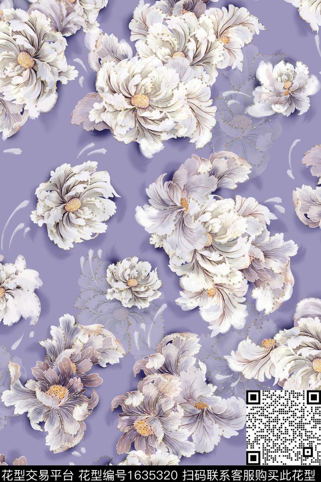 印花花型下载（图片编号: 1635320） - 瓦栏（Walan）
