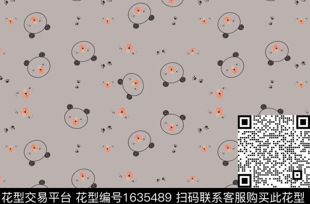 趣味可爱家居服传统印花花型下载（图片编号: 1635489） - 瓦栏（Walan）