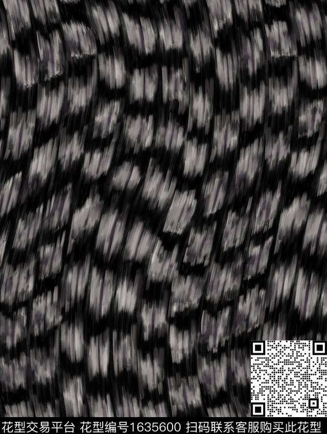 纹理豹纹动物纹数码印花花型下载（图片编号: 1635600） - 瓦栏（Walan）