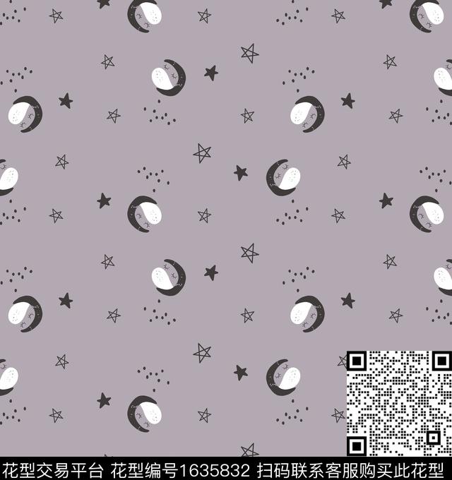 趣味家居服童装传统印花花型下载（图片编号: 1635832） - 瓦栏（Walan）