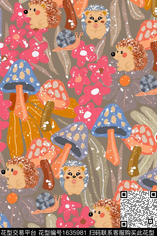 印花花型下载（图片编号: 1635981） - 瓦栏（Walan）