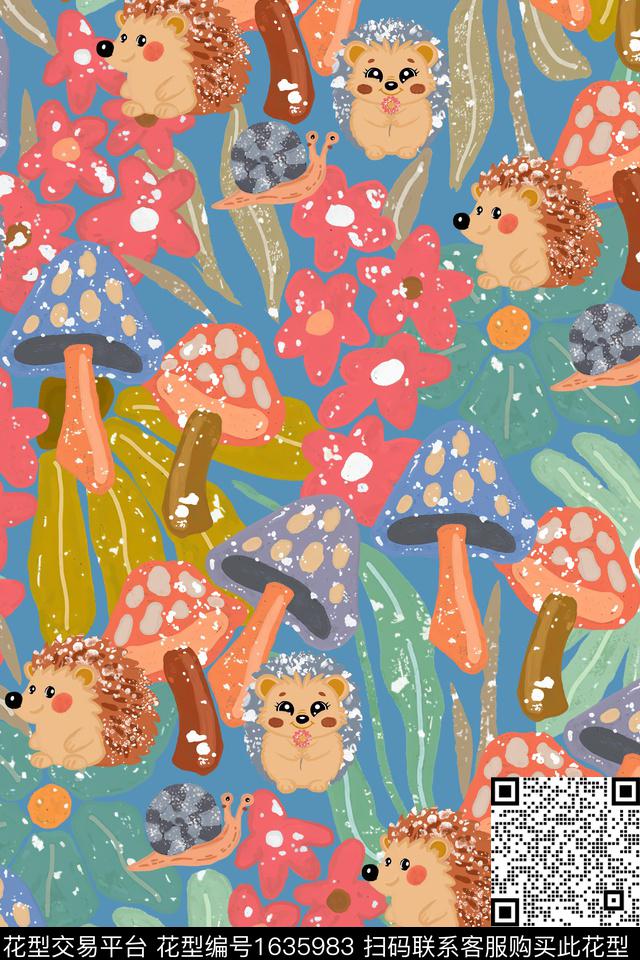 印花花型下载（图片编号: 1635983） - 瓦栏（Walan）